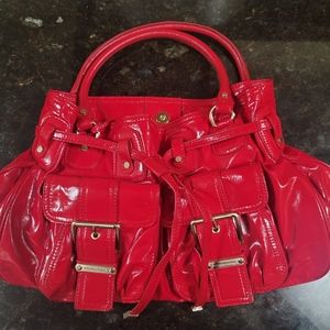 Michael Kors Red Patent Leather Purse